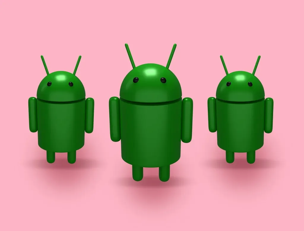 Nowoczesny smartfon na metalowym biurku w otoczeniu cyfrowego kalendarza, symbolizujący aktualizacje oprogramowania.
