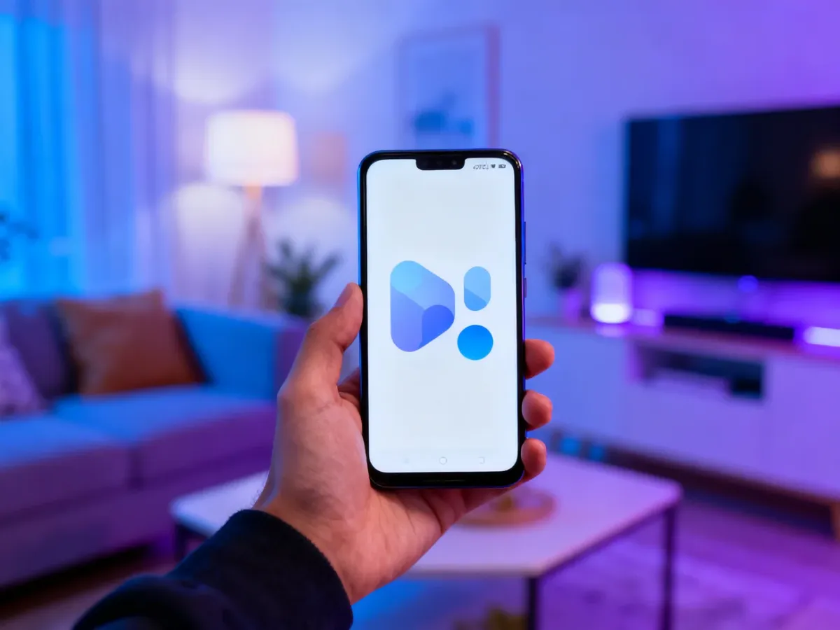 Smartfon z Androidem podczas konfiguracji cyfrowego asystenta Gemini