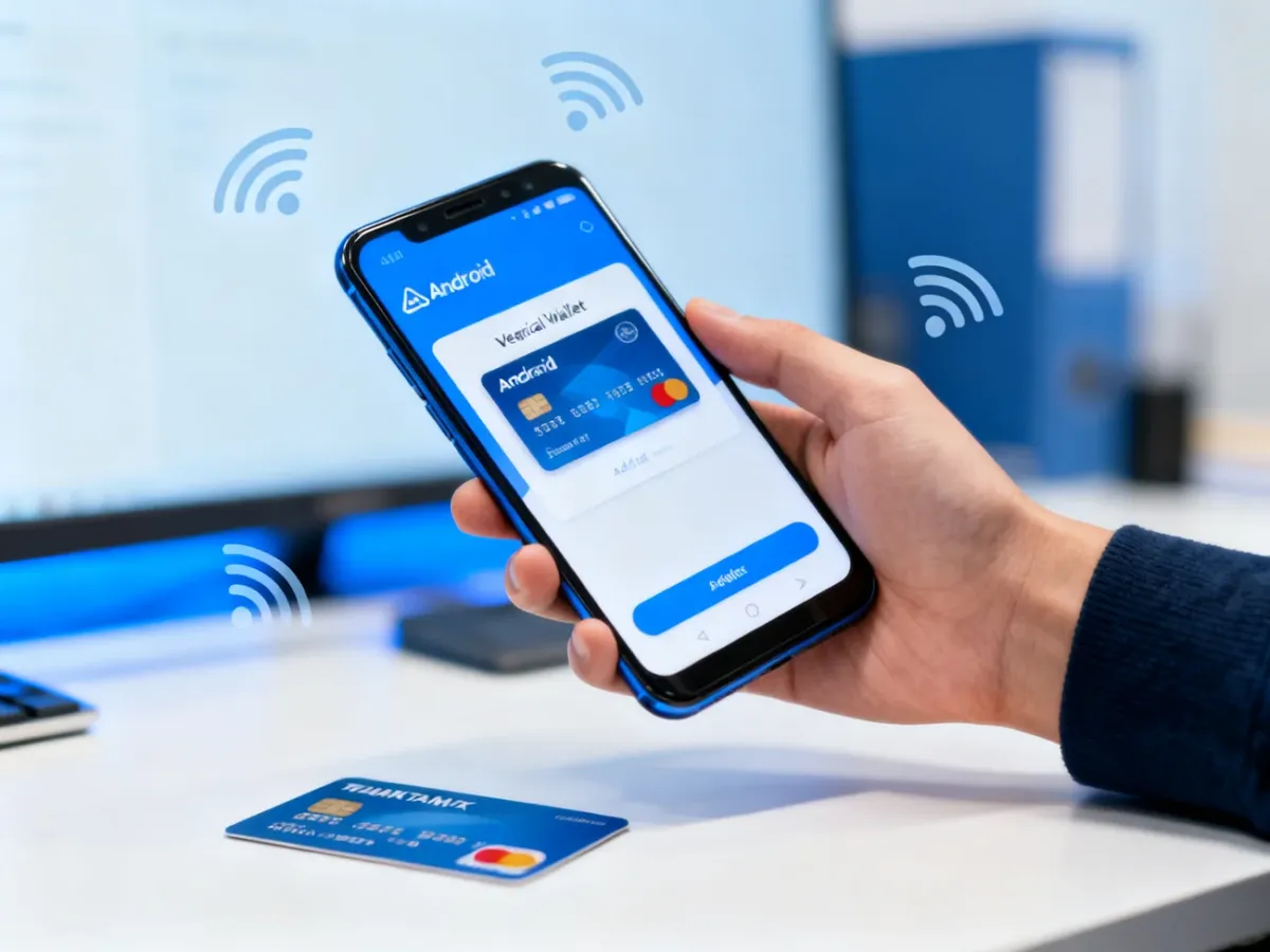 Konfiguracja karty płatniczej w Portfelu Google na smartfonie