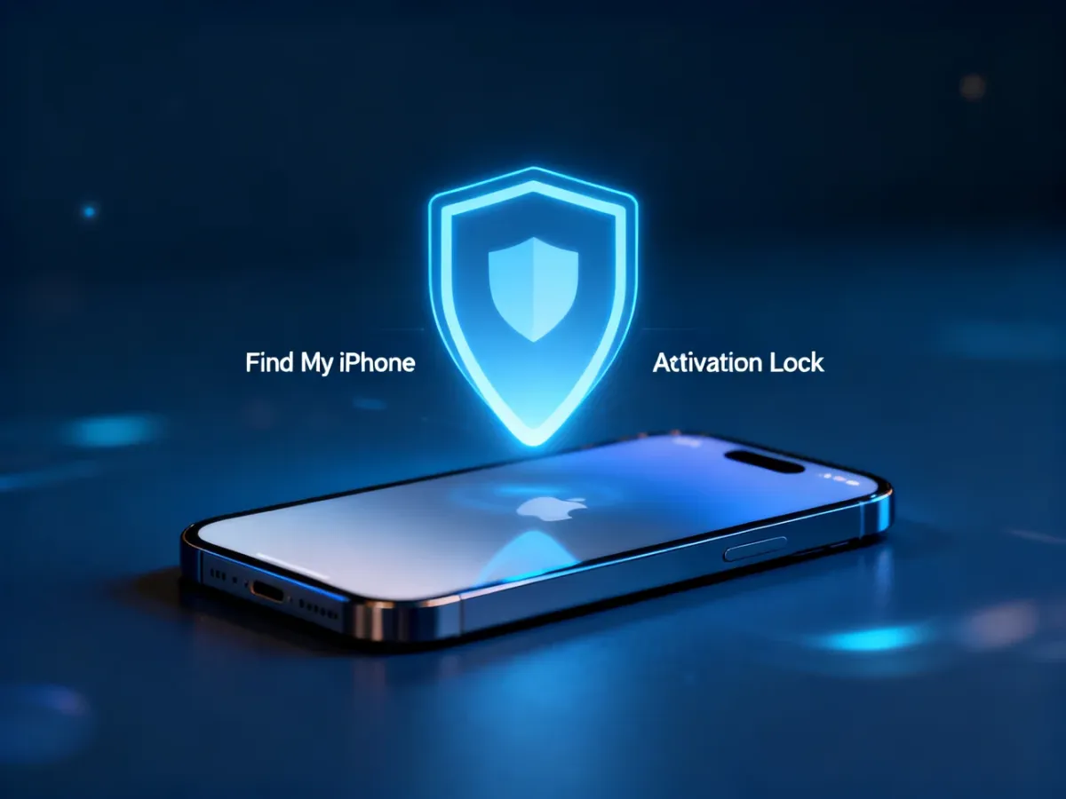 iPhone zabezpieczony funkcją lokalizowania i blokadą aktywacji