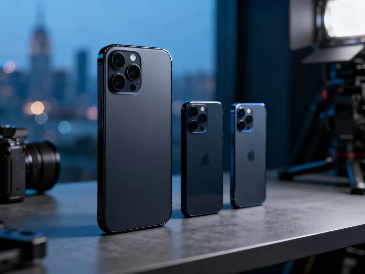Porównanie smartfonów iPhone o różnych możliwościach fotograficznych